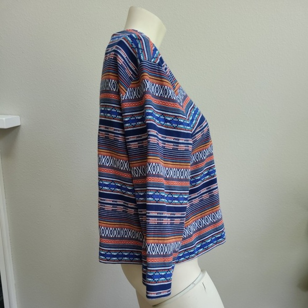 Liz Claiborne Jacket Size XL Blazer Black Multicolored Blue‎ - Picture 5 of 6